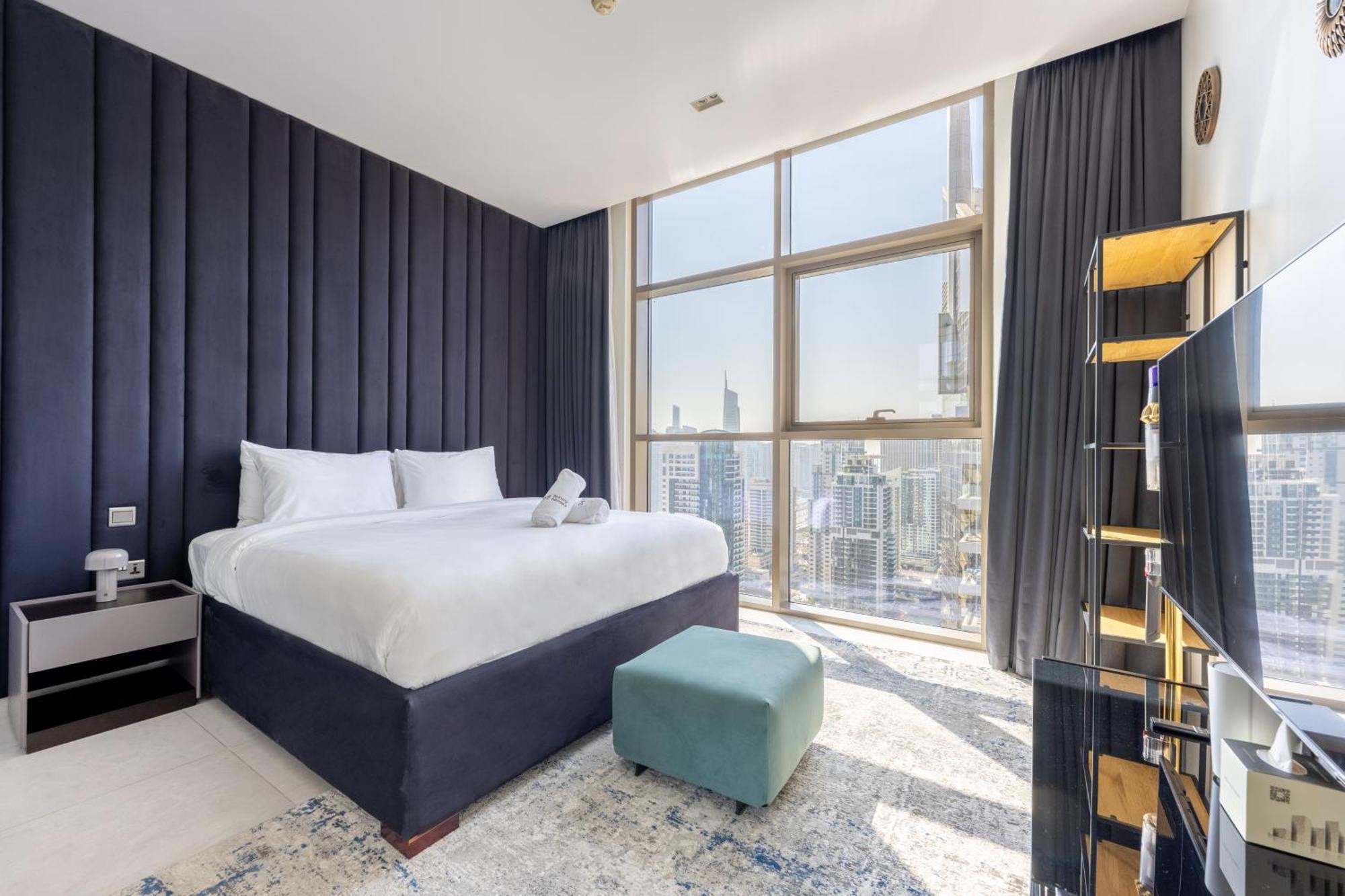 Exclusive Marina Stay - Posh 3Br With Stunning Views Dubai Luaran gambar